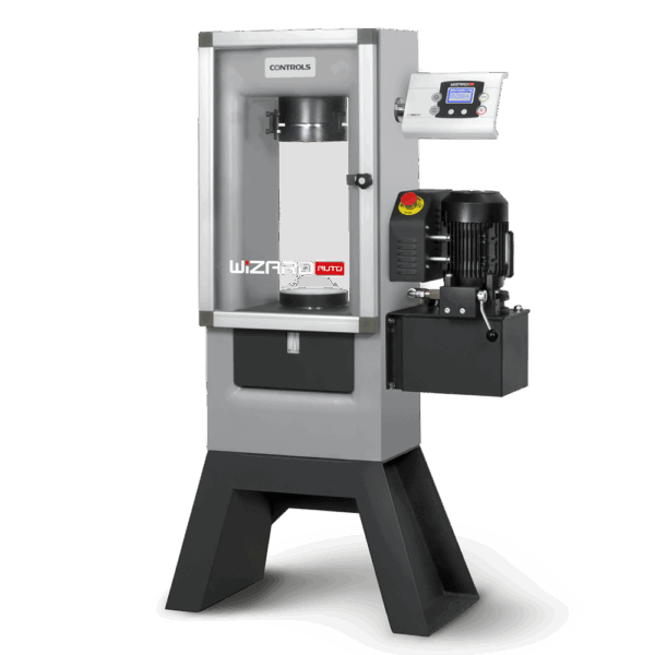 WIZARD AUTO Prensa básica automática para ensayos de compresión para cilindros según la norma ASTM