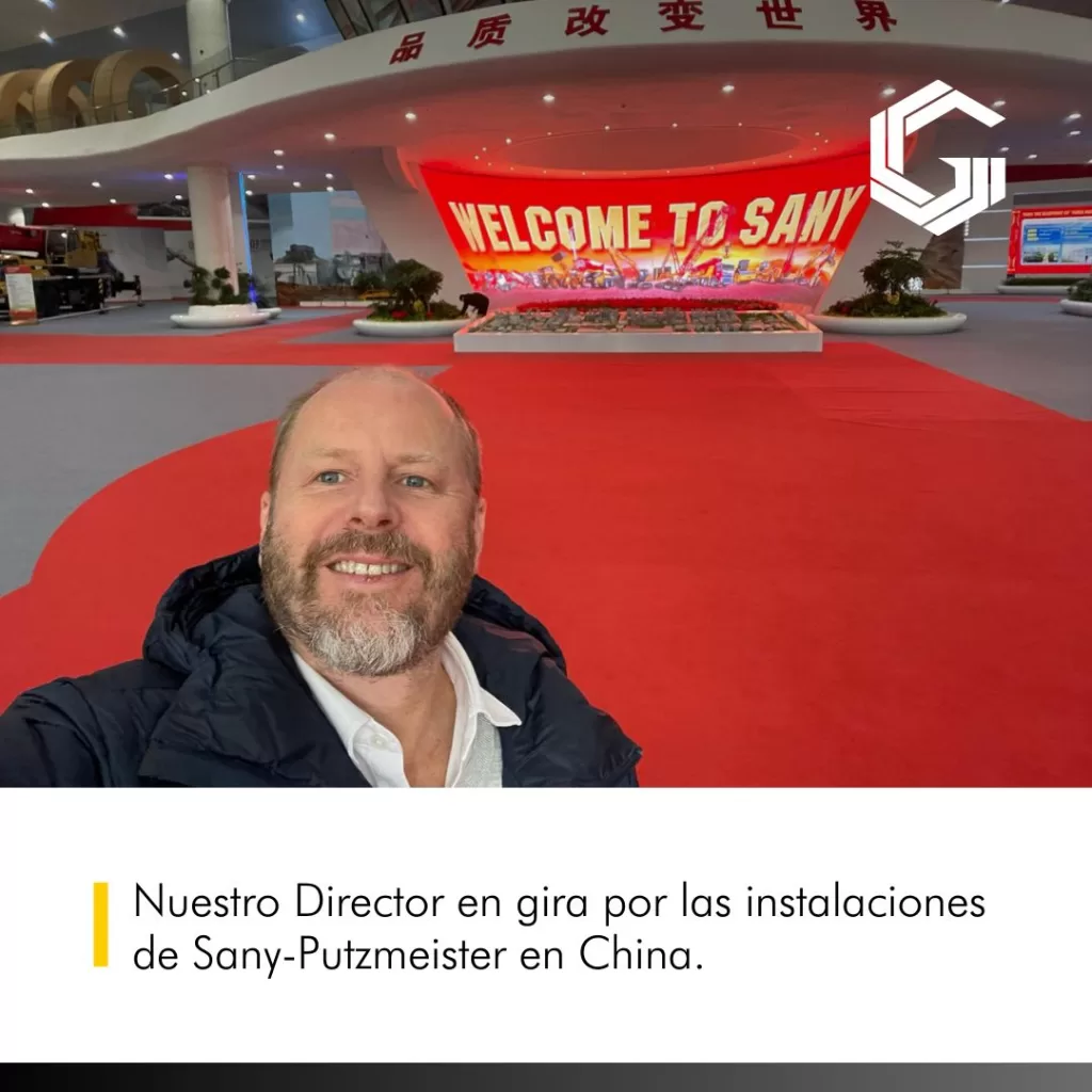 Nuestro Director en Gira por Sany-Putzmeister en China