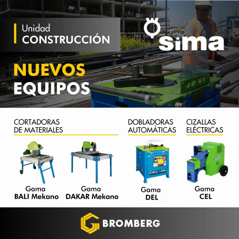 NUEVOS EQUIPOS SIMA disponibles para tu proyecto