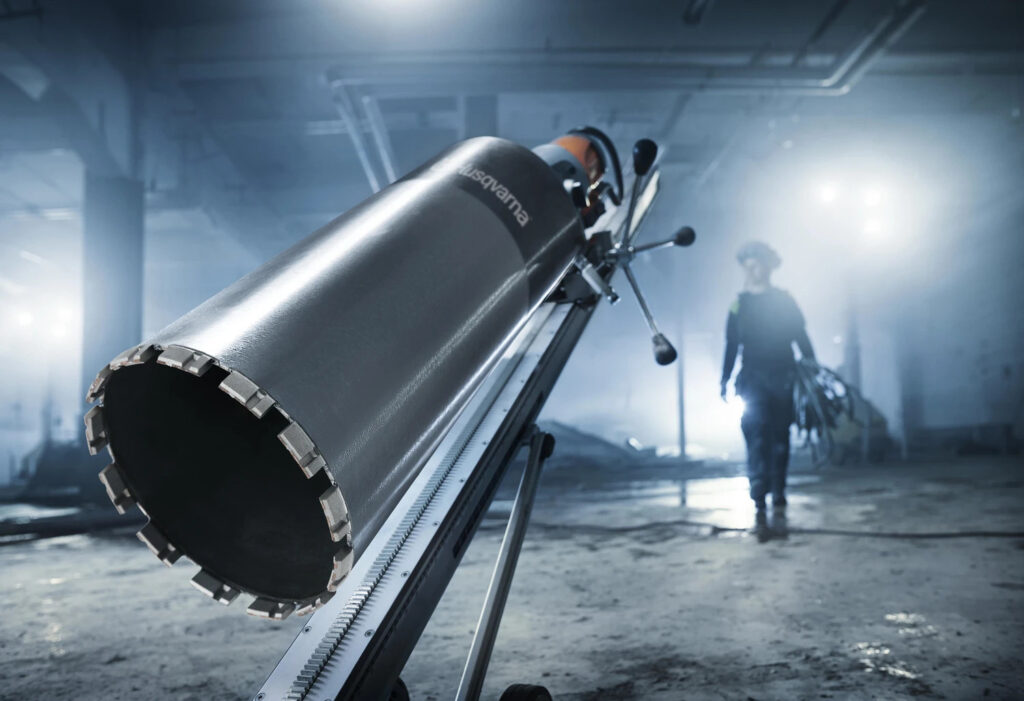 Coronas de diamante para aplicaciones de construcción